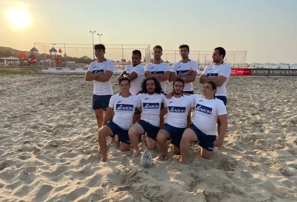 Avion sponsor rugby plażowego