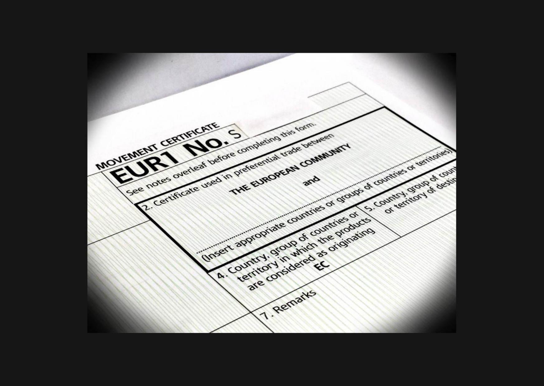CERTIFICATO EUR1_EXPORT PREFERENZIALE